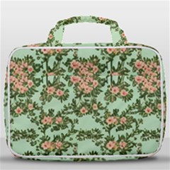 Retro 1880s Flowers Pattern 5 Travel Toiletry Bag With Hanging Hook by violetheavensky