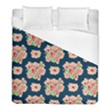 Retro 1880s Flowers Pattern 7 Duvet Cover (Full/ Double Size) View1