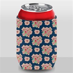 Retro 1880s Flowers Pattern 7 Can Holder by violetheavensky