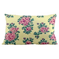 Retro 1880s Flowers Pattern 8 16 x24  Lumbar Throw Cushion Case (two Sides) by violetheavensky