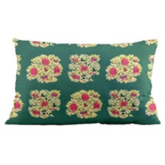 Retro 1880s Flowers Pattern 6 16 x24  Lumbar Throw Cushion Case (two Sides) by violetheavensky