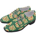 Retro 1880s Flowers Pattern 6 Women Heeled Oxford Shoes View2