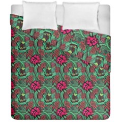 Retro 1880s Flowers Pattern 3 Duvet Cover Double Side (california King Size) by violetheavensky