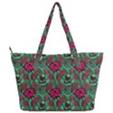 Retro 1880s Flowers Pattern 3 Full Print Shoulder Bag View2