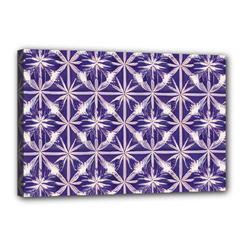 Royal Fractal Pattern 4 Canvas 18  X 12  (stretched) by violetheavensky