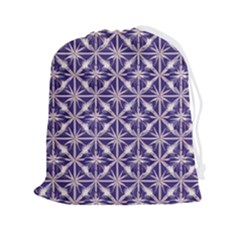 Royal Fractal Pattern 4 Drawstring Pouch (2xl) by violetheavensky