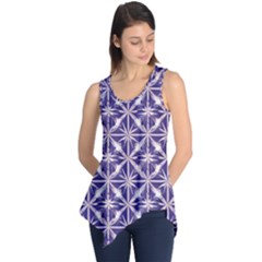 Royal Fractal Pattern 4 Sleeveless Tunic by violetheavensky