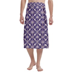 Royal Fractal Pattern 4 Traditional Men s Hawaiian Lavalava Ie Faitaga Wrap Skirt by violetheavensky