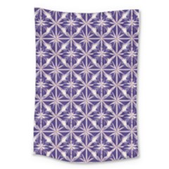 Royal Fractal Pattern 4 Large Tapestry by violetheavensky