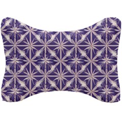 Royal Fractal Pattern 4 Seat Head Rest Cushion by violetheavensky