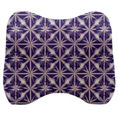 Royal Fractal Pattern 4 Velour Head Support Cushion by violetheavensky