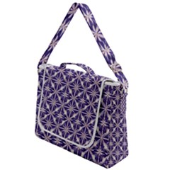 Royal Fractal Pattern 4 Box Up Messenger Bag by violetheavensky