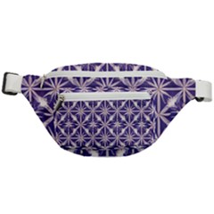 Royal Fractal Pattern 4 Fanny Pack by violetheavensky