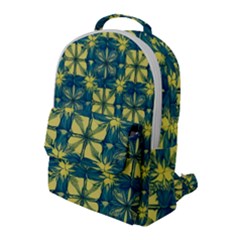 Royal Fractal Pattern 2 Flap Pocket Backpack (large) by violetheavensky