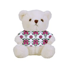 Retro 1880s Flowers Pattern 2 Full Print Cuddly Teddy Bear by violetheavensky