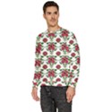 Retro 1880s Flowers Pattern 2 Men s Fleece Sweatshirt View2