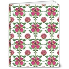 Retro 1880s Flowers Pattern 2 7  X 9  Softcover Notebook by violetheavensky