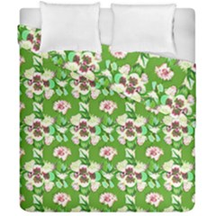 Retro 1880s Flowers Pattern 4 Duvet Cover Double Side (california King Size) by violetheavensky