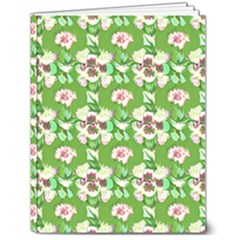 Retro 1880s Flowers Pattern 4 7  X 9  Softcover Notebook by violetheavensky