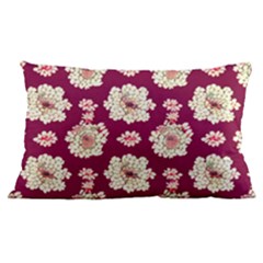 Retro 1880s Flowers Pattern 16 x24  Lumbar Throw Cushion Case (two Sides) by violetheavensky