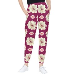 Retro 1880s Flowers Pattern Women s Tapered Pants by violetheavensky