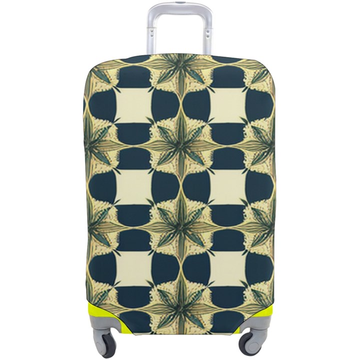 Royal Fractal Pattern Luggage Cover (Large)