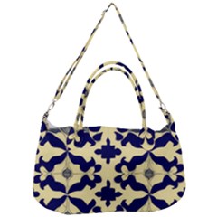 Royal Fractal Pattern 3 Removable Strap Handbag by violetheavensky