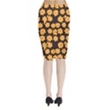 Retro 40s 50s Flowers Pattern Halloween 4 Midi Wrap Pencil Skirt View2