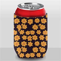 Retro 40s 50s Flowers Pattern Halloween 4 Can Holder by violetheavensky