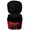 Red Yin Yang Dragons Make Up Travel Bag (Small) View3