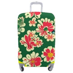 Retro 40s 50s Mexico Flowers Pattern 2 Luggage Cover (medium) by violetheavensky