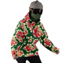 Retro 40s 50s Mexico Flowers Pattern 2 Men s Ski and Snowboard Waterproof Breathable Jacket View3