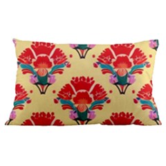 Retro 40s 50s Mexico Flowers Pattern 4 16 x24  Lumbar Throw Cushion Case (two Sides) by violetheavensky