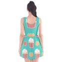 Retro 40s 50s Cupcake Pattern 3 Scoop Neck Skater Dress View2