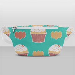 Retro 40s 50s Cupcake Pattern 3 Waist Bag  by violetheavensky