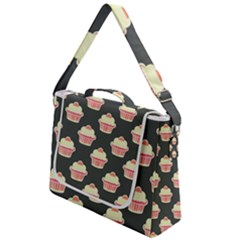 Retro 40s 50s Cupcake Pattern 4 Box Up Messenger Bag by violetheavensky