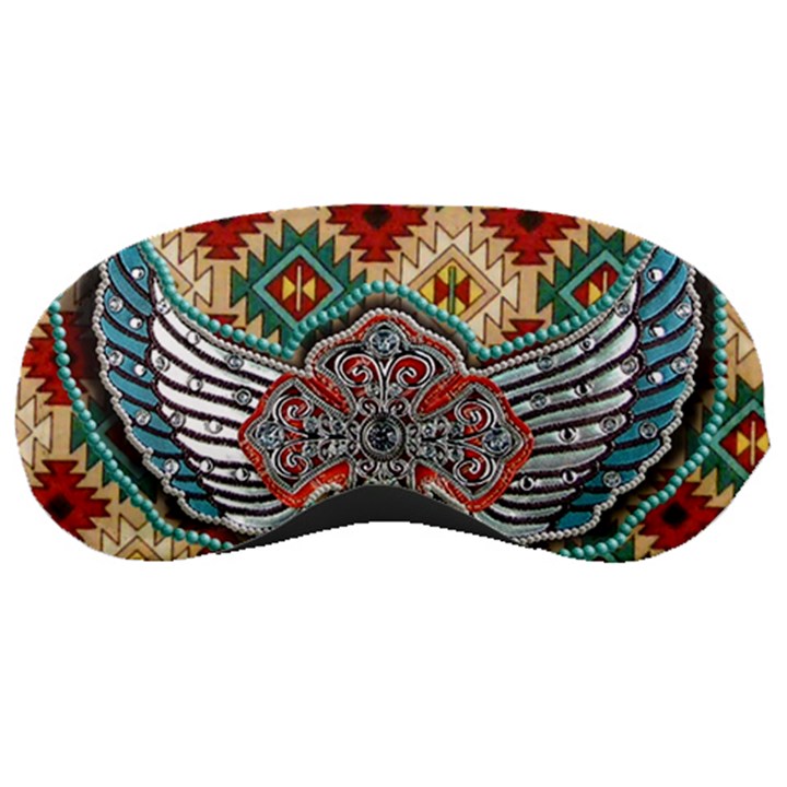 South West Leather Look Sleep Eye Mask