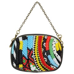 Multi-colored Beaded Background Twin-sided Evening Purse by artattack4all