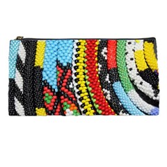 Multi-colored Beaded Background Pencil Case by artattack4all