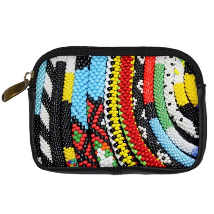 Multi-Colored Beaded Background Compact Camera Case