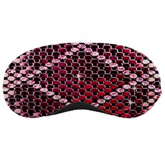 Red Glitter Bling Sleep Eye Mask by artattack4all