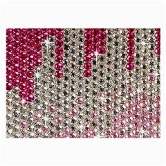 Mauve Gradient Rhinestones  Twin-sided Handkerchief by artattack4all