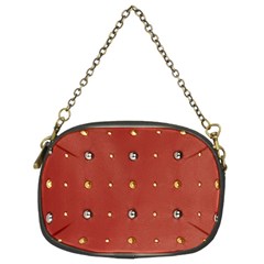 Studded Faux Leather Red Twin-sided Evening Purse by artattack4all