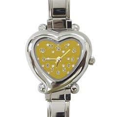 Gold Diamond Bling  Classic Elegant Ladies Watch (heart) by artattack4all