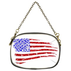 Sparkling American Flag Twin-sided Evening Purse by artattack4all