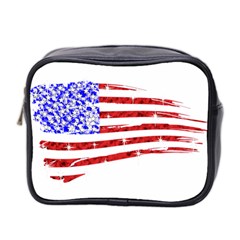 Sparkling American Flag Twin-sided Cosmetic Case by artattack4all