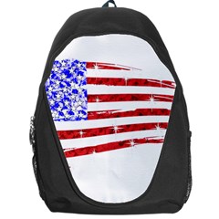 Sparkling American Flag Backpack Bag by artattack4all