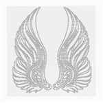 Angel Bling Wings Single-sided Large Glasses Cleaning Cloth Front