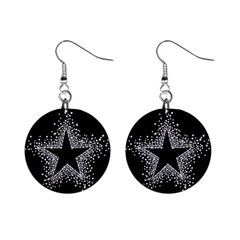 Sparkling Bling Star Cluster Mini Button Earrings by artattack4all