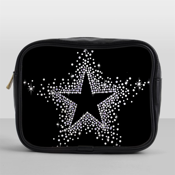 Sparkling Bling Star Cluster Single-sided Cosmetic Case